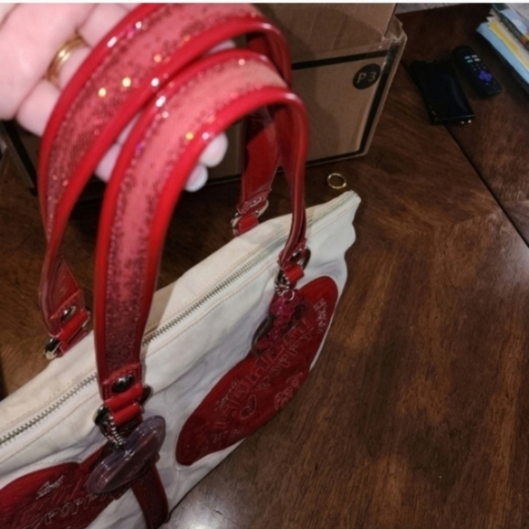 DEADSTOCK RARE COACH Poppy VALENTINES DAY HEART TOTE LIMITED EDITION - Picture 12 of 15